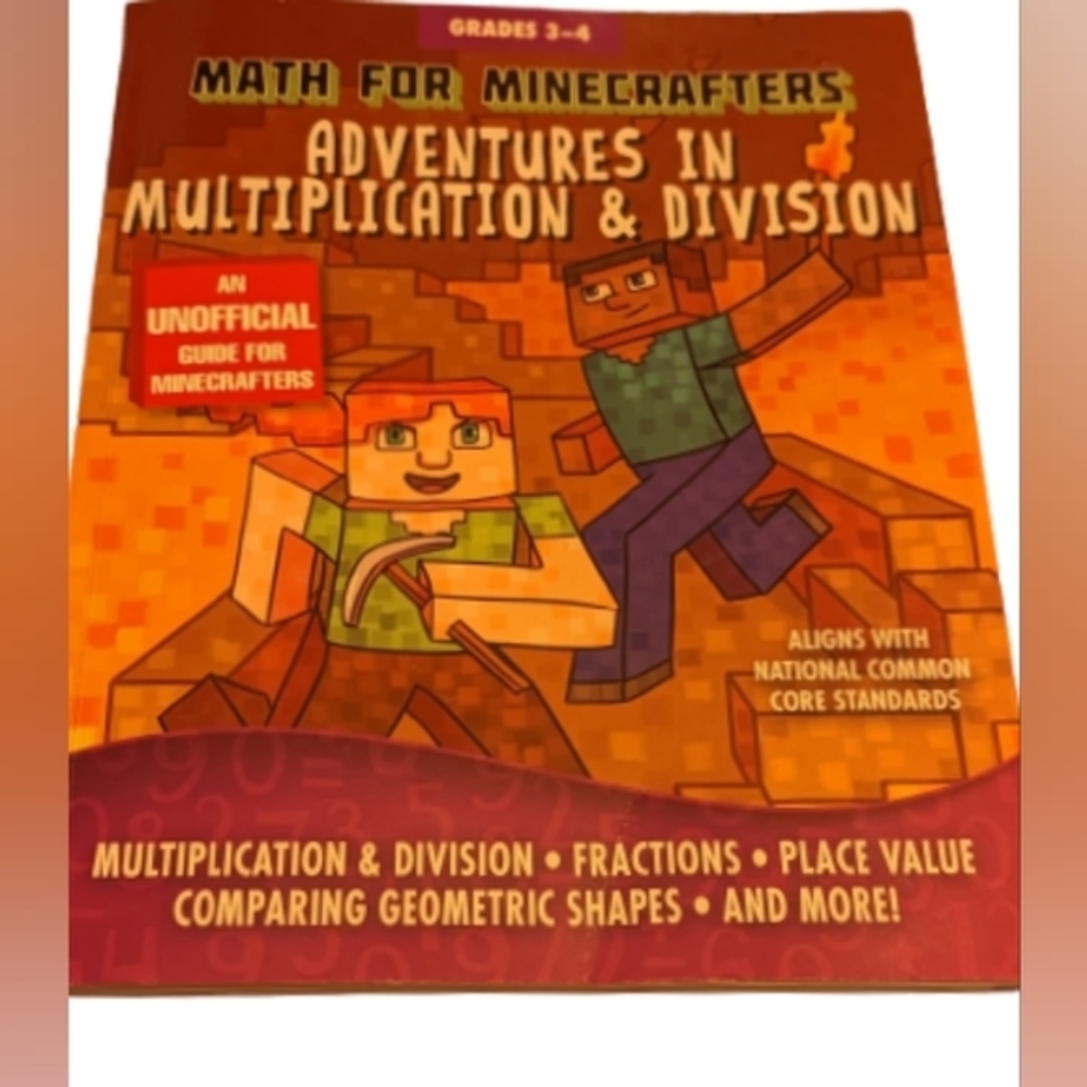 Math for Minecrafters Beginners Guide to Multiplication and Division Grades 3-4